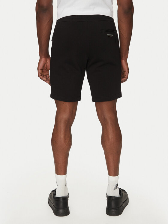 Armani Exchange Armani Exchange Sportske kratke hlače 8NZS75 ZJKRZ 1200 Crna Regular Fit