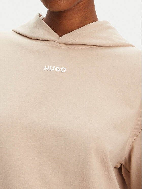 HUGO HUGO Bluza 50490594 Beżowy Regular Fit