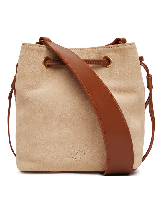 PINKO PINKO Kabelka Secchiello Mini PE 25 PLTT 104303 A2CC Béžová