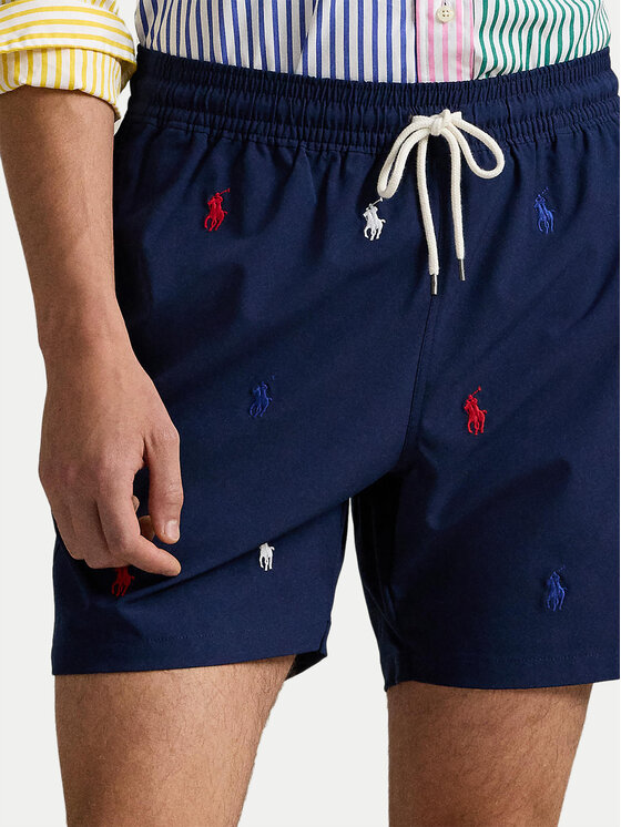 Polo Ralph Lauren Polo Ralph Lauren Pantalon scurți din material 710957786001 Bleumarin Classic Fit