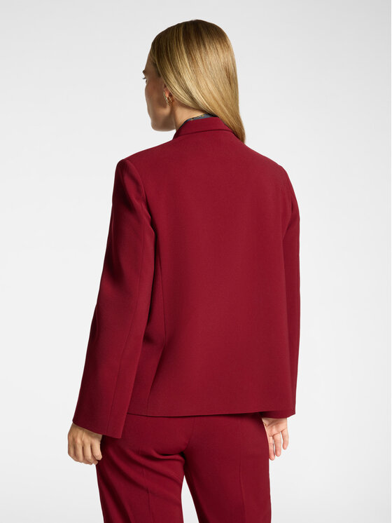 Elena Mirò Elena Mirò Marynarka R011P000142N056 Bordowy Regular Fit