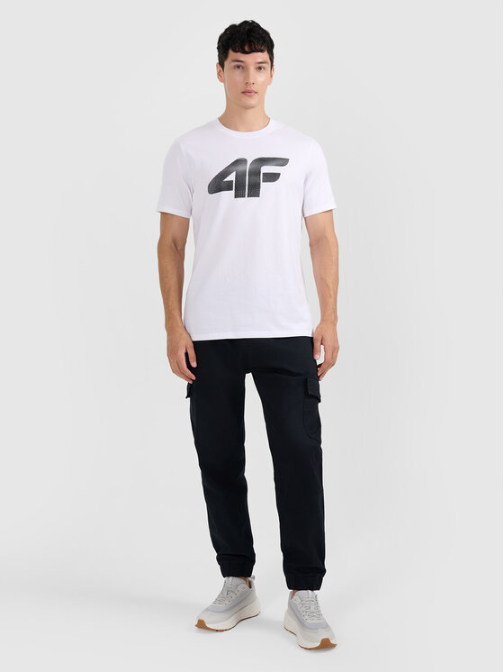 4F 4F T-Shirt NOS Biały Regular Fit