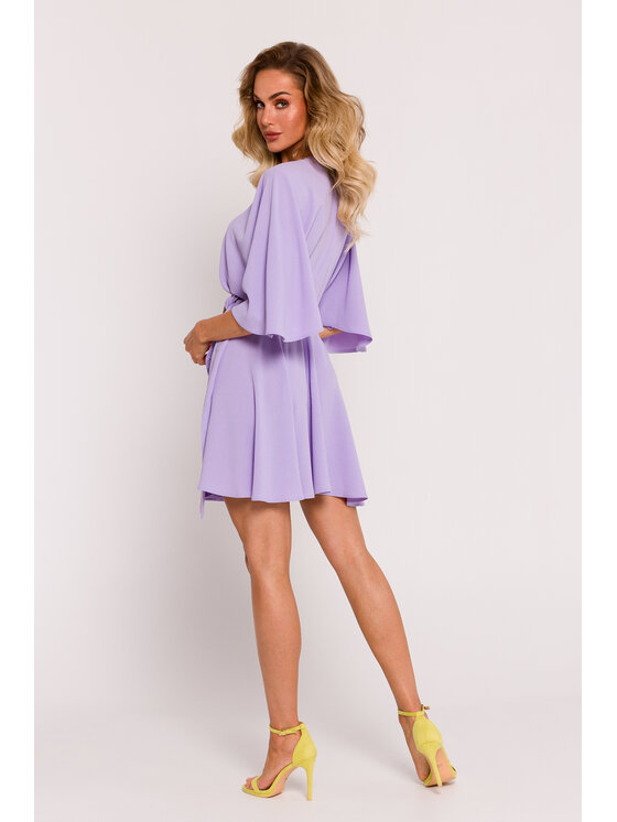 Made of Emotion Made of Emotion Večerní šaty M785 Fialová Generous Fit