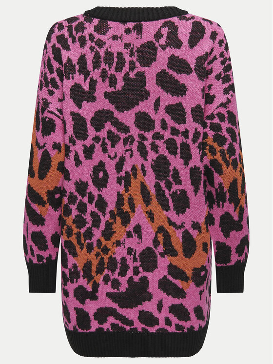 ONLY ONLY Sweter Helena 15332159 Różowy Oversize