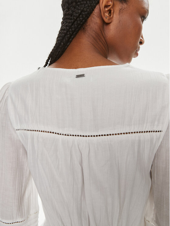 Pepe Jeans Pepe Jeans Літня сукня Susi PL953527 Білий Regular Fit