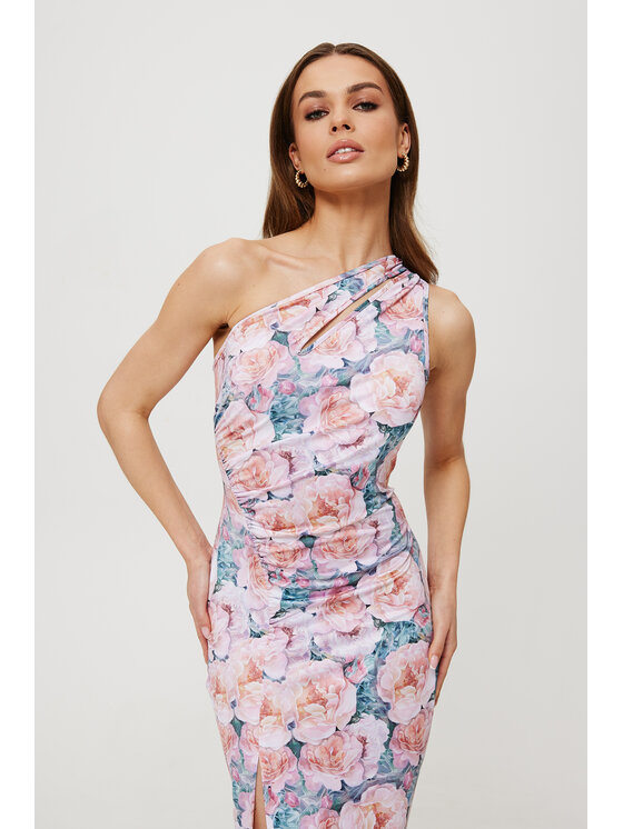 Makover Makover Letní šaty K194 Bílá Long Fit