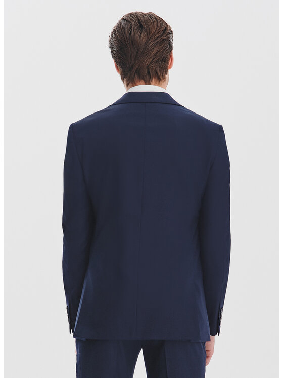 Pako Lorente Pako Lorente Marynarka P25WF-3G-006 Granatowy Super Slim Fit