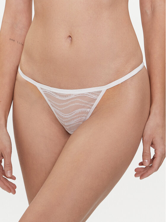 Calvin Klein Underwear Calvin Klein Underwear Στρίνγκ 000QD3994E Λευκό