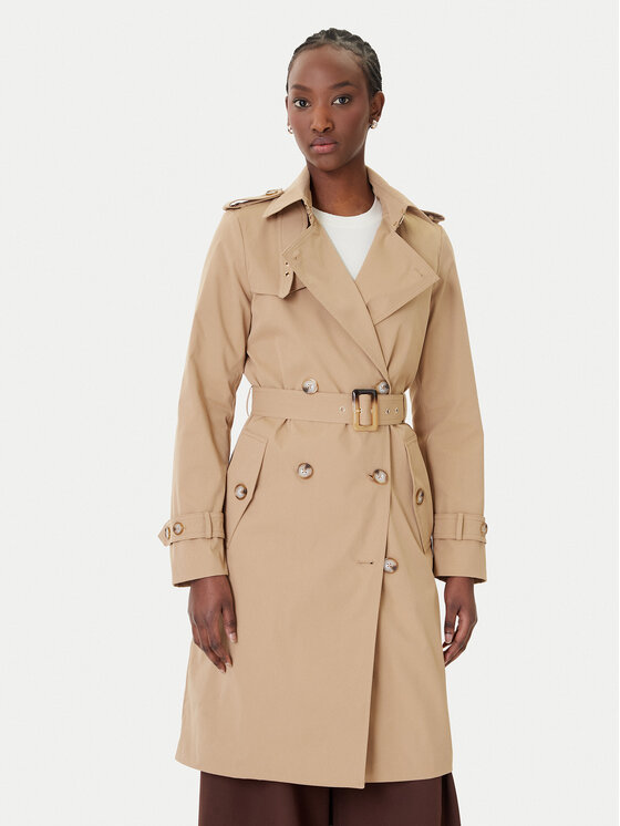 Rinascimento Rinascimento Trench CFC0124671003 Beige Regular Fit