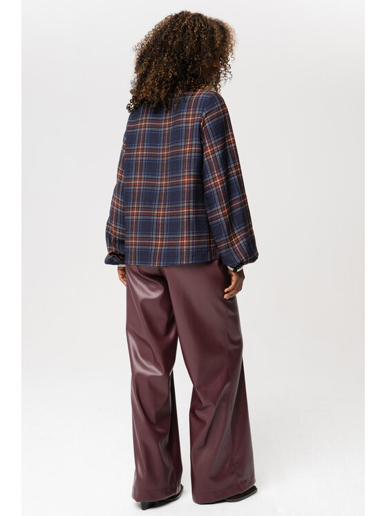 blue shadow blue shadow Bluzka Mokki Granatowy Regular Fit