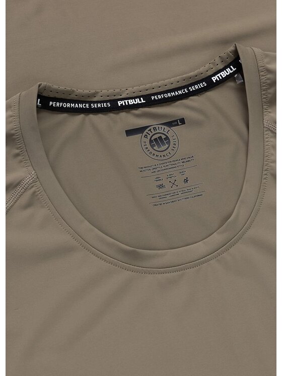PITBULL PITBULL Tank top RUNWAY Brązowy Regular Fit