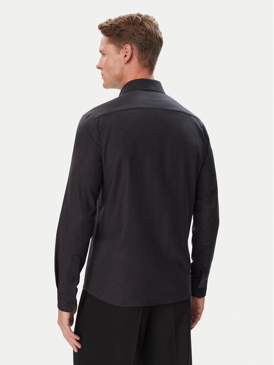 BOSS BOSS Srajca Roan-K-F 50571519 Črna Slim Fit