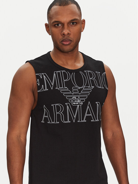 Emporio Armani Underwear Emporio Armani Underwear Tank top marškinėliai EM000572 AF12326 UC001 Juoda Regular Fit