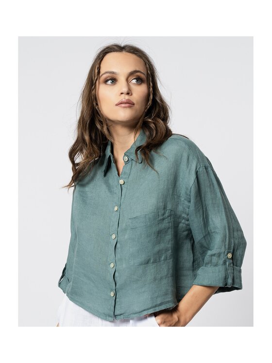 ACANFORA ACANFORA Camicia 5074-AGA Verde Regular Fit