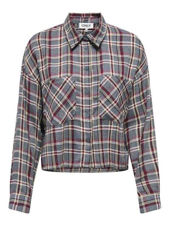 ONLY ONLY Košulja Riley 15351443 Siva Regular Fit