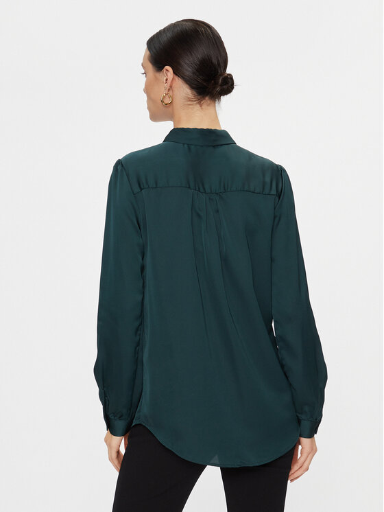 Vila Vila Camicia 14063320 Verde Regular Fit