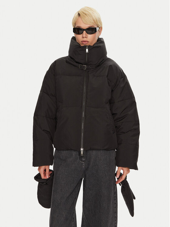 Gestuz Gestuz Giubbotto invernale Pinara 10909184 Nero Loose Fit
