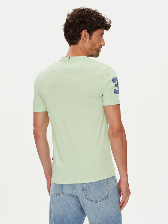 U.S. Polo Assn. U.S. Polo Assn. Tričko MUP3311 Zelená Slim Fit
