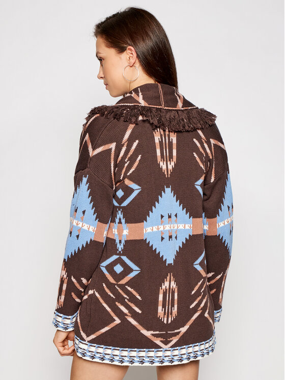 Cardigan 3M7262 Marrone Regular Fit