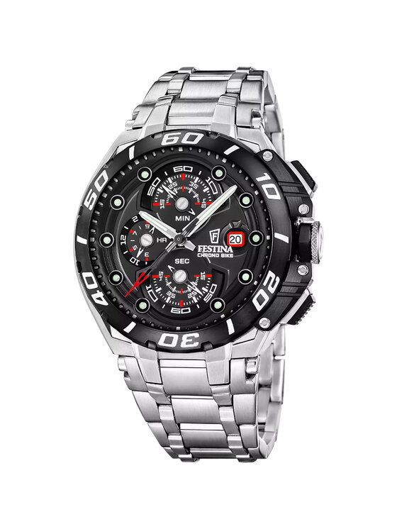 Festina Festina Zegarek F20754-6 Srebrny