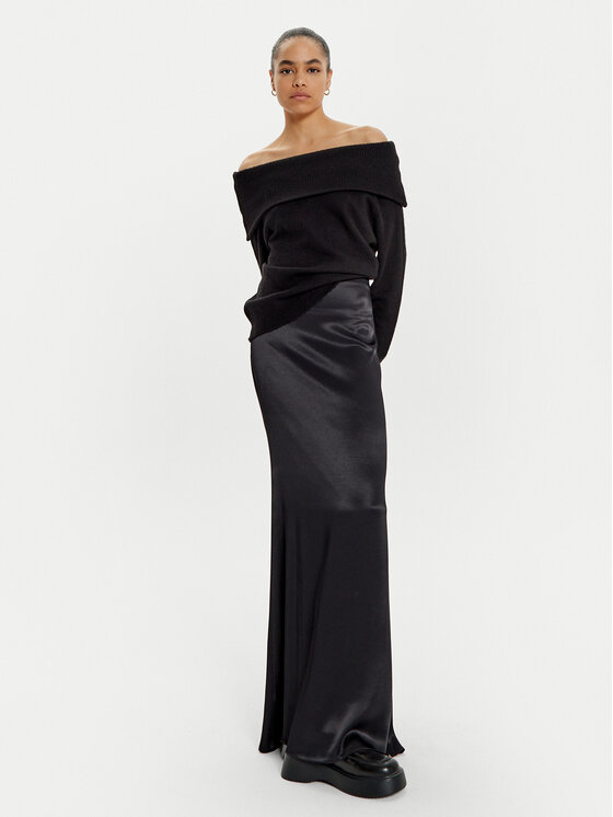 ACCESS FASHION ACCESS FASHION Fustă maxi 44-6027-198 Negru Regular Fit