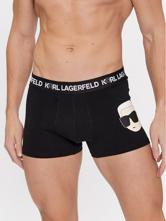 KARL LAGERFELD LOGO MONOCHROME TRUNKS (PACK OF 3) - Boxershort - black/grey/white/meerkleurig