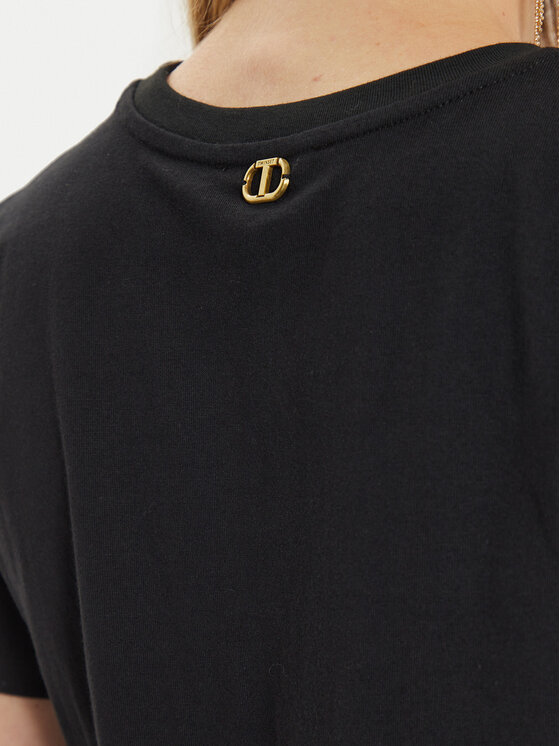 TWINSET TWINSET T-särk 242TT2470 Must Regular Fit