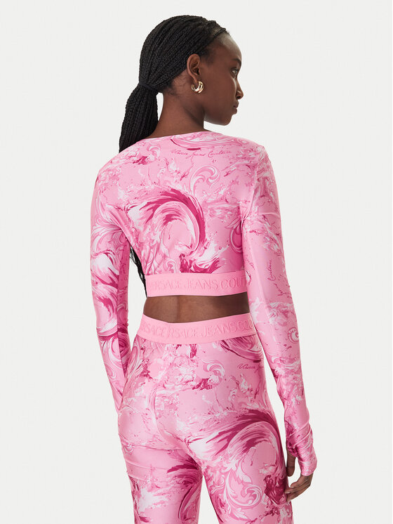 Versace Jeans Couture Versace Jeans Couture Bluză 80HAH218 JS532 Roz Slim Fit