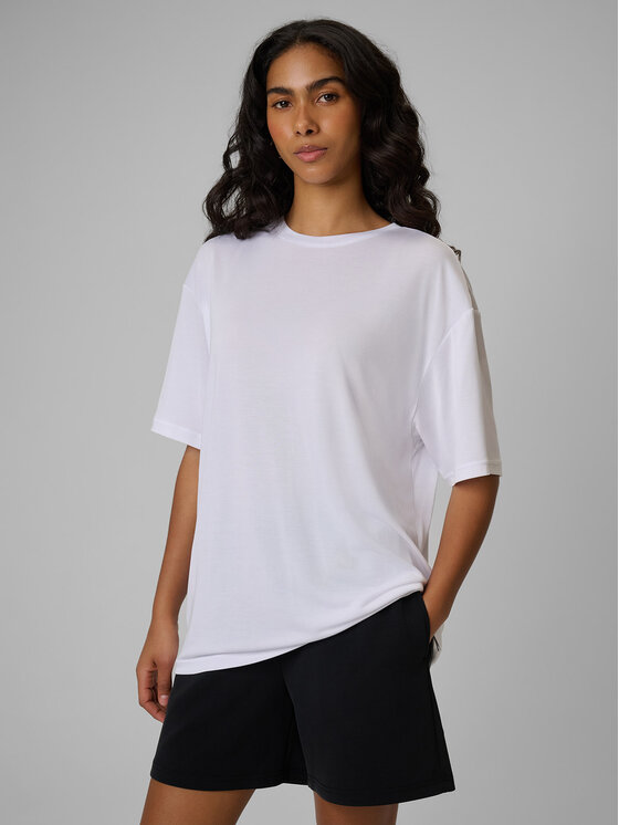 4F 4F T-Shirt COMMERCIAL 4 Biały Loose Fit