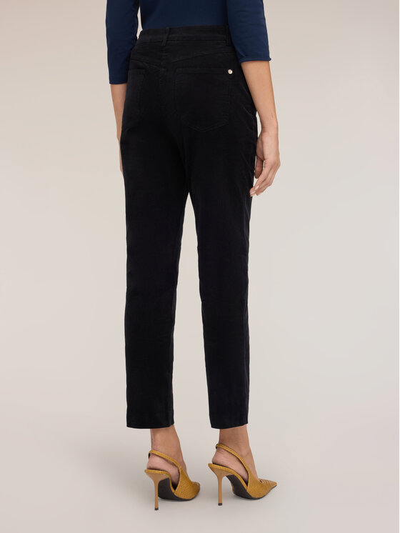 Motivi Motivi Pantaloni di tessuto P40BQ004995N033 Nero Flare Fit
