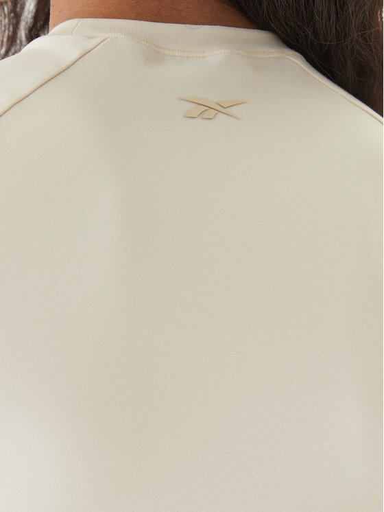 Reebok Reebok Φανελάκι τεχνικό Reebok x Ewa Chodakowska Moni RK25614CCW Μπεζ Slim Fit