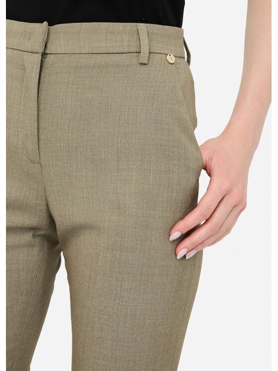 Liu Jo Liu Jo Pantaloni di tessuto CF5430T054A02973 Verde Regular Fit