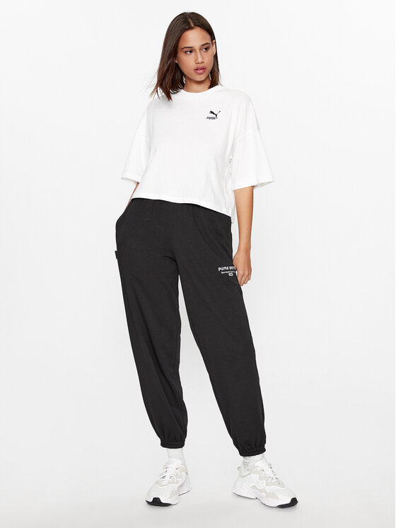 Puma Puma T-krekls Classics 621381 Balts Oversize