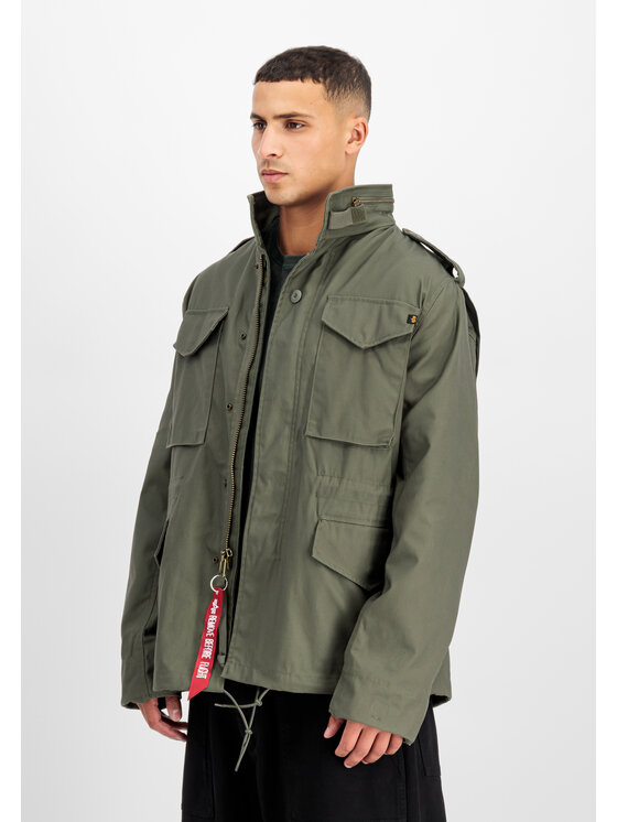 Alpha Industries Alpha Industries Kurtka outdoor Studio M-65 Field Jacket Zielony Loose Fit