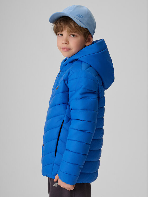 4F 4F Kurtka puchowa OUTERWEAR Niebieski Regular Fit