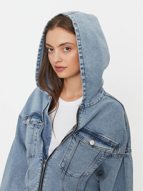 Noisy May Noisy May Джинсова куртка Alviva 27028452 Голубий Relaxed Fit