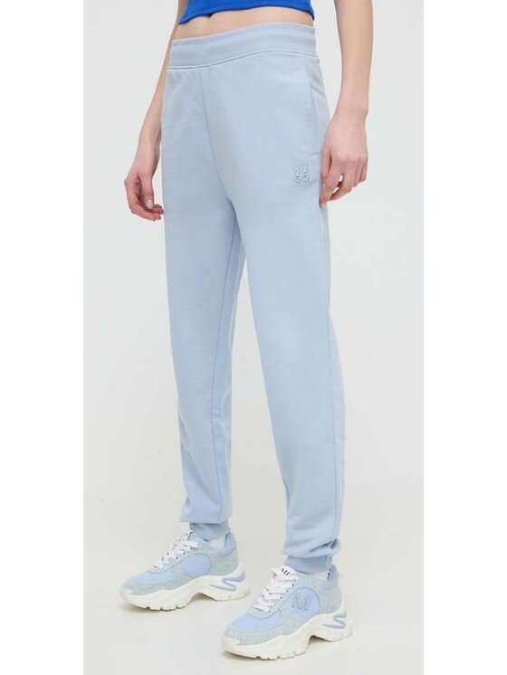 Spodnie materiałowe HUGO, Rozmiar M, Niebieskie, BADGeox CARGO JOG PANT