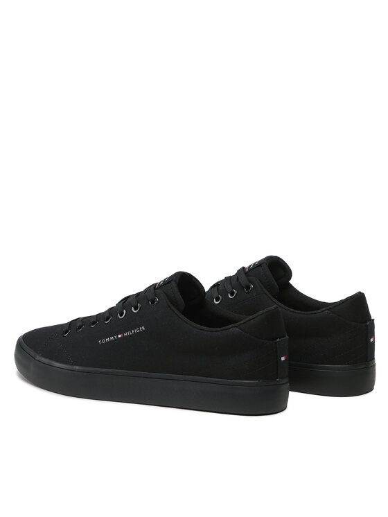 Tommy Hilfiger Tommy Hilfiger Tenniskingad Hi Vulc Core Low Canvas FM0FM04686 Must