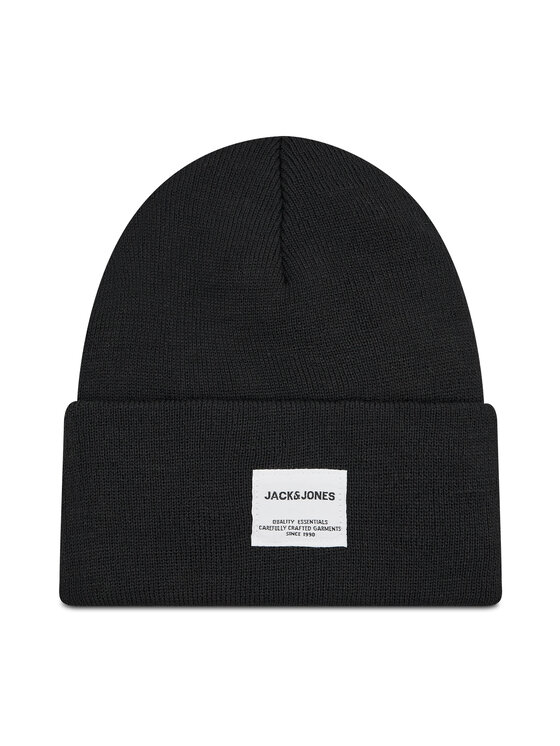 Jack&Jones Cepure Jaclong Knit Beanie 12150627 Melns