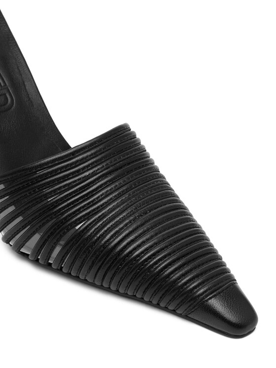 Naked Wolfe Naked Wolfe Şlapi Chromed 00007 Negru