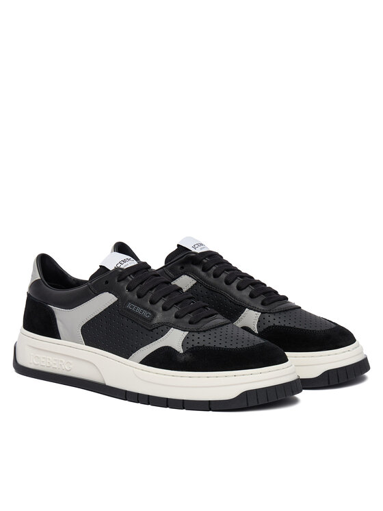 Iceberg Iceberg Sneakersy Clock IU175107 Černá
