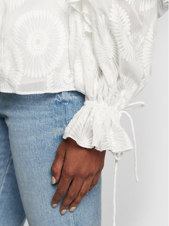 Ted Baker Ted Baker Μπλουζάκι Janeio 263119 Λευκό Regular Fit