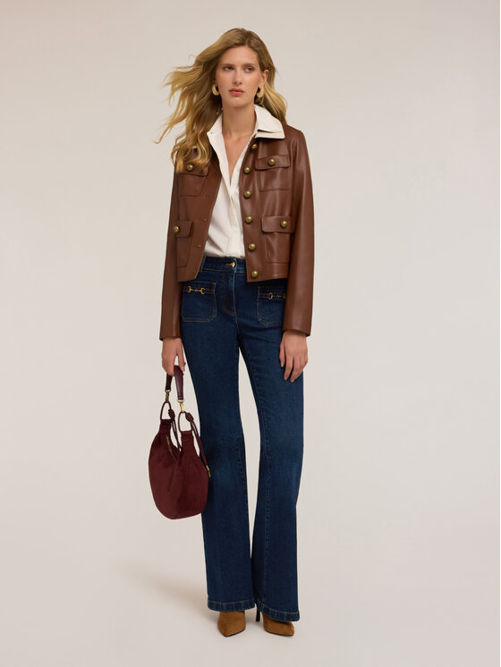 Motivi Motivi Jeans P422Q004267N034 Blu Flare Fit