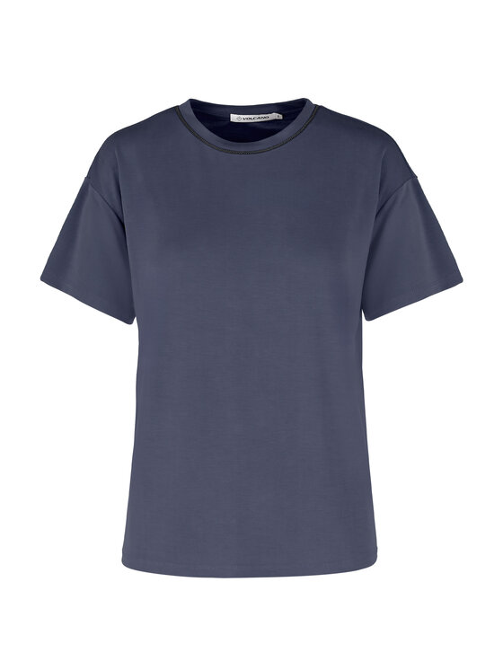 Volcano Volcano T-Shirt T-SUS Granatowy Regular Fit