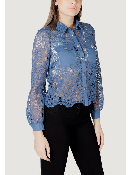 Morgan De Toi Morgan De Toi Blusa 251-CIVI Blu Casual Fit