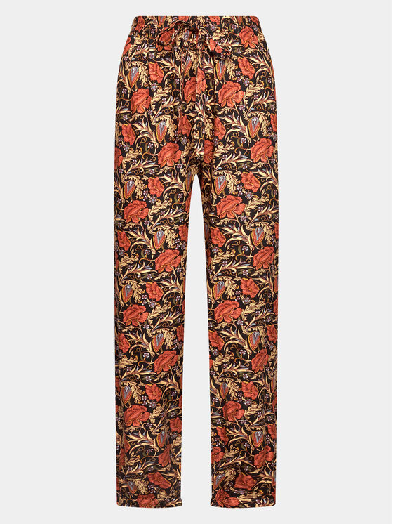 Selmark Selmark Piżama Flores P6973 Czarny Regular Fit