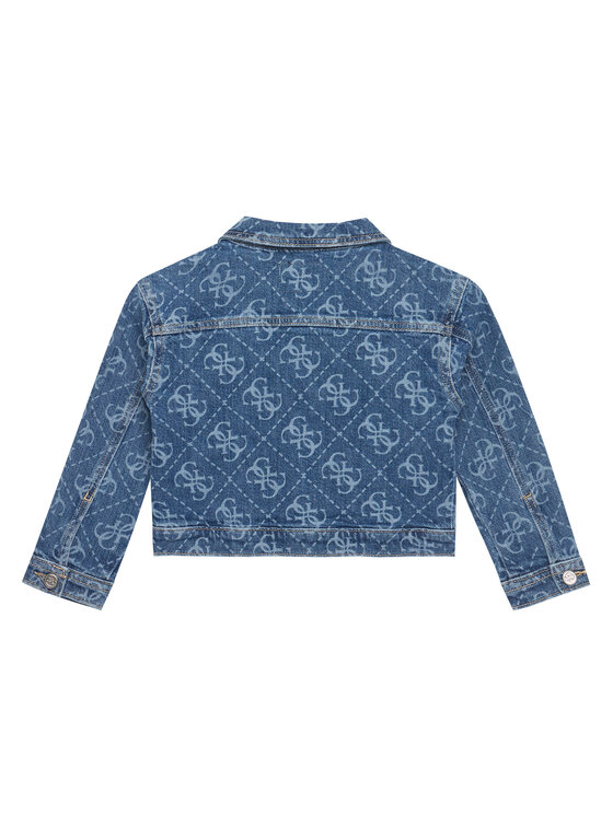 Guess Guess Džinsinė striukė K6RL06 D5FM0 Mėlyna Regular Fit