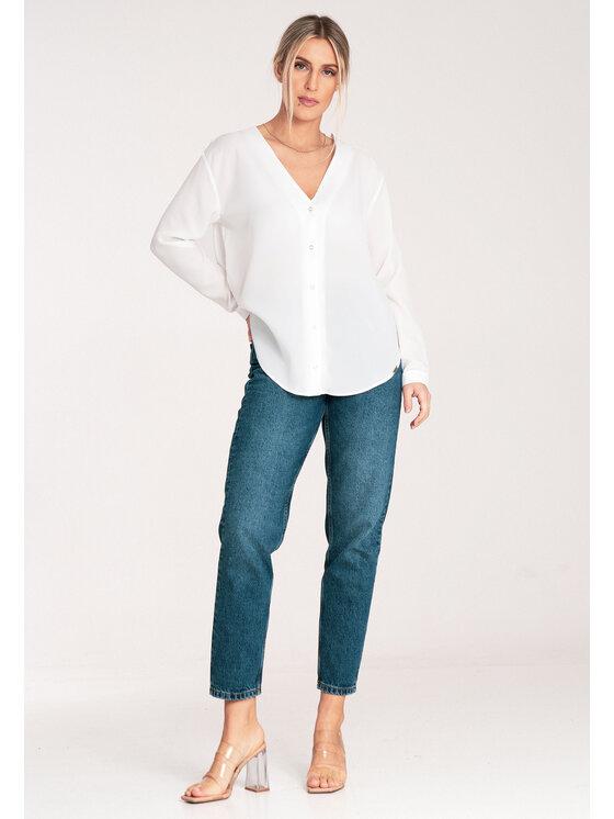 FIGL FIGL Košile M1070 Bílá Regular Fit