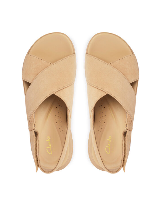 Clarks Clarks Sandále DashLite Wish 26185883 Béžová