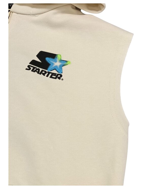 Starter Starter Kamizelka q-bab-69489 Beżowy Regular Fit